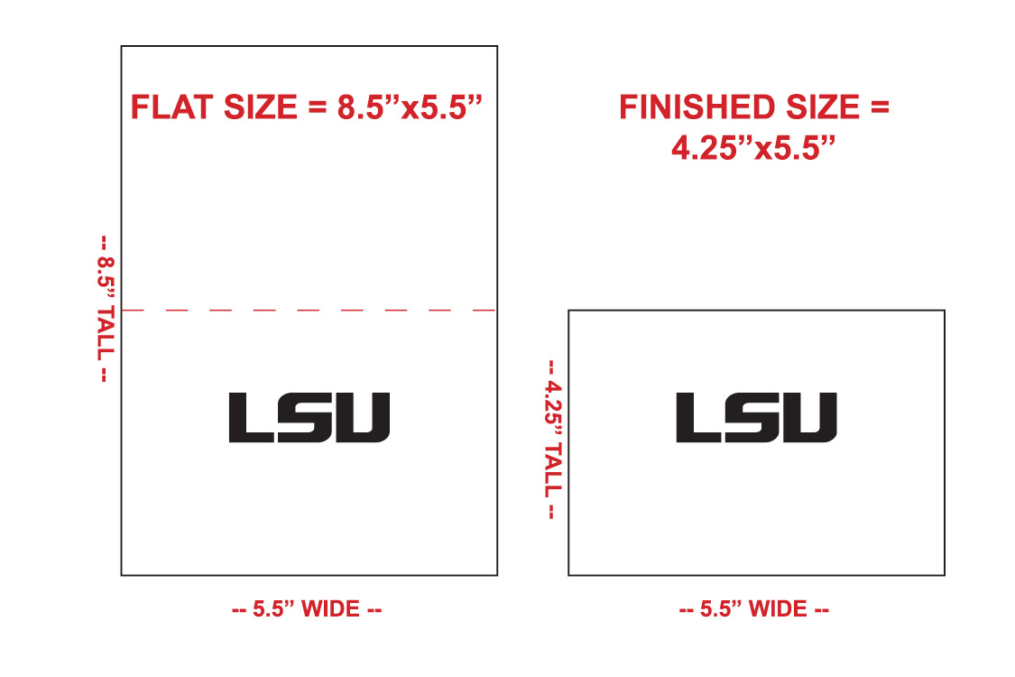 print-out size examples 