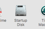 Startup Disk application