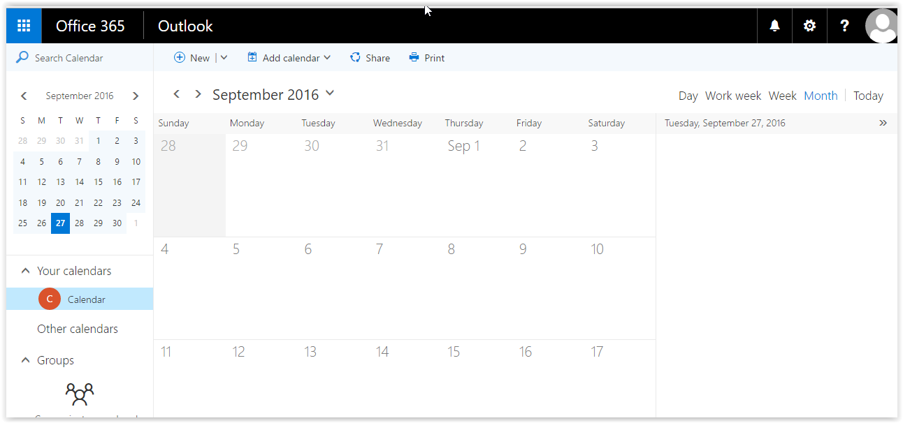 Office 365 Calendar