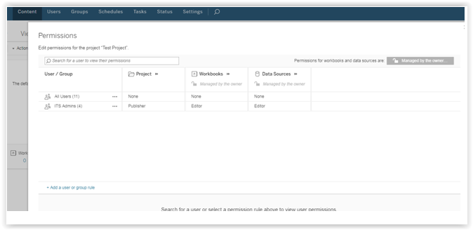 editing permissions in tableau server