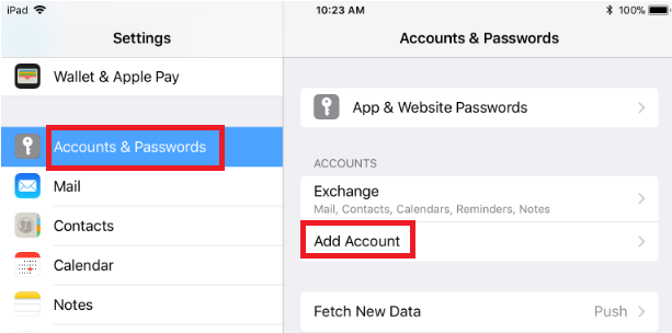 Accounts and Passwords