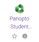 Panopto student assignment link